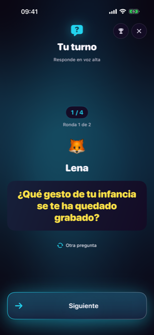 El modo preguntas: una pregunta ligada a la palabra secreta