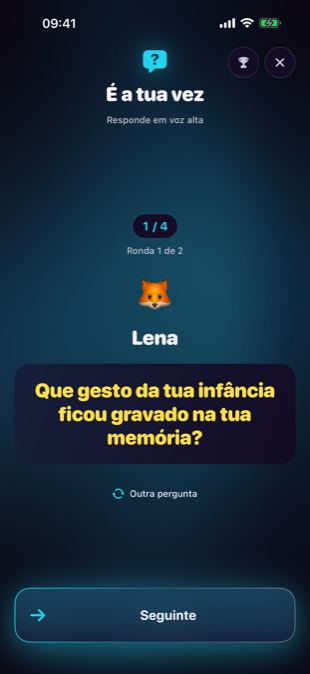 O modo perguntas: uma pergunta ligada à palavra secreta
